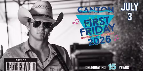 Downtown Canton GA First Friday with BRYCE LEATHERWOOD