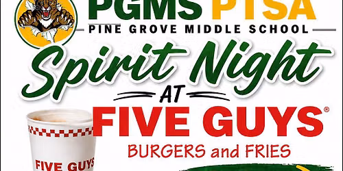 FIVE GUYS SPIRIT NIGHT