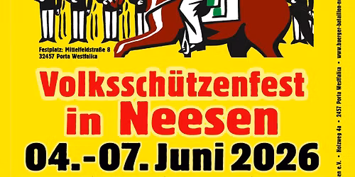 Volkssch\u00fctzenfest Neesen 04. - 07. Juni 2026