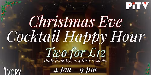 Christmas Eve Happy Hour Cocktails