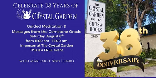 Celebrate 38 Years of The Crystal Garden \ud83c\udf89