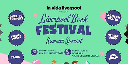 Liverpool Book Festival August 2026