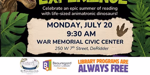 SRP Wrap-Up: The Dinosaur Experience in DeRidder