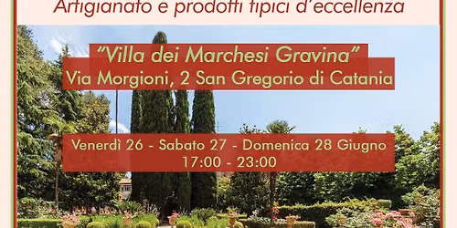 FESTA D\u2019ESTATE 2026 VILLA DEI MARCHESI GRAVINA SAN GREGORIO CATANIA