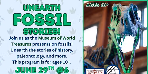 Unearth Fossil Stories with The Museum of World Treasures