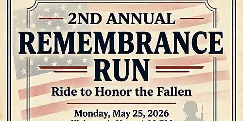 2nd Annual Remembrance Ride