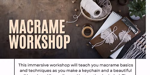 Macrame Workshop - Lexington