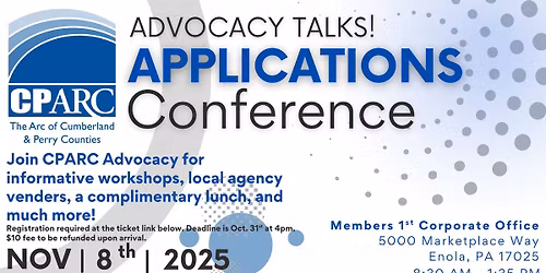 Advocacy Talks! Applications Conference