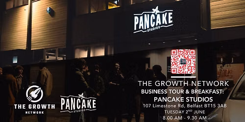 Business Tour & Breakfast: Pancake Studios, Belfast