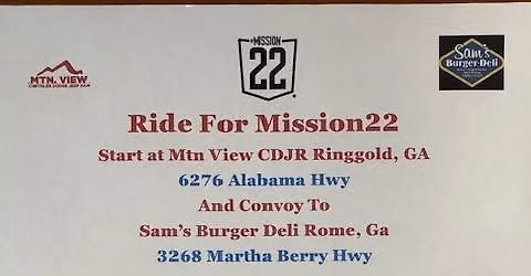 Ride for Mission22