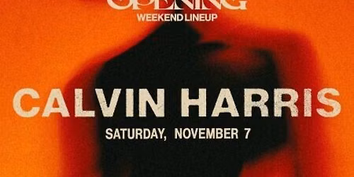 CALVIN HARRIS AT XS NIGHTCLUB