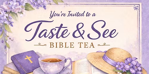 Taste & See Bible Tea Party