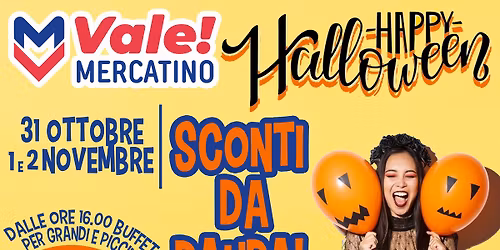 SCONTI DA PAURA da VALE MERCATINO dell'usato