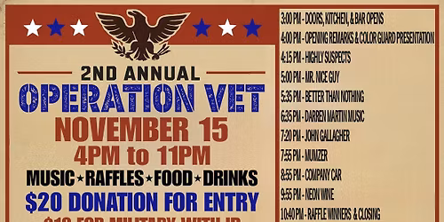 2nd ANNUAL OPERATION VET