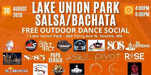 Salsa\/Bachata at Lake Union Park - Part 2 August 30th
