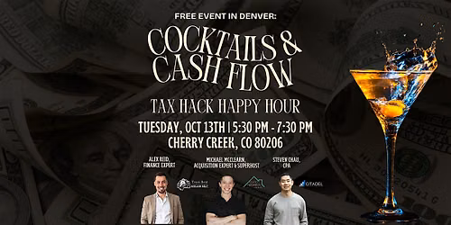 Cocktails & Cash Flow - Airbnb Tax Hack Happy Hour