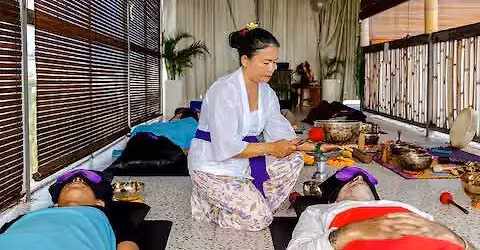 Tibetan 7 Chakras bowl, and sacred instrument | Sound healing event 