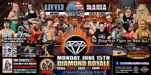 Canton, OH - Little Mania Mini Wrestling @ Diamond Royale