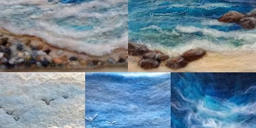 Needle felting workshop -Sea Scape