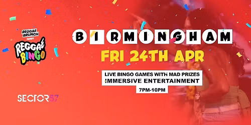 Reggae Bingo - Birmingham - Fri 24th Apr