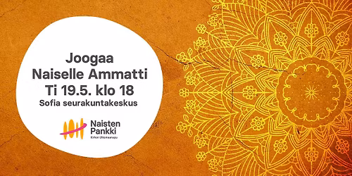 Joogaa Naiselle Ammatti 19.5.2026