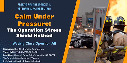 Calm Under Pressure: The Operation Stress Shield Method (weekly class)