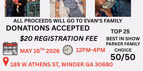 Evan's Army benefit Car, bike and truck show