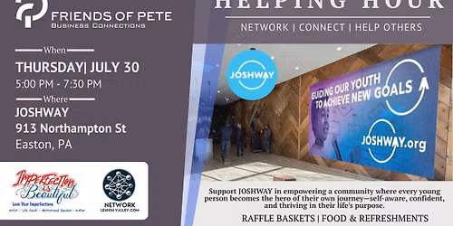 FOP Business connections Imperfection is Beautiful Helping Hour For JOSHWAY