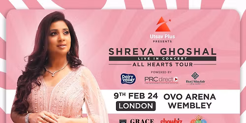 Shreya Ghoshal London Tickets