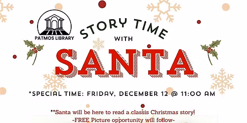 Story Time With Sants at The Patmos Library