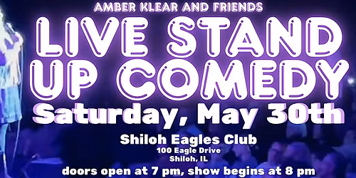 LIVE Stand Up Comedy with Amber Klear and Friends to Benefit Rowdies Rugby