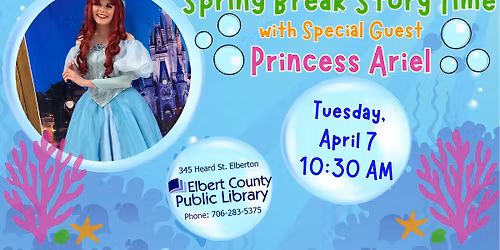 Spring Break Storytime with Princess Ariel
