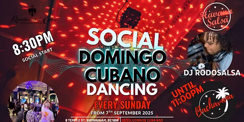 \ud83d\udd25 Special Social Dancing Night in Birmingham! \ud83d\udd25 - Bachavana introduces Domingo Cubano