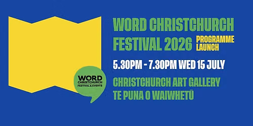 WORD Christchurch Festival 2026 Programme Launch