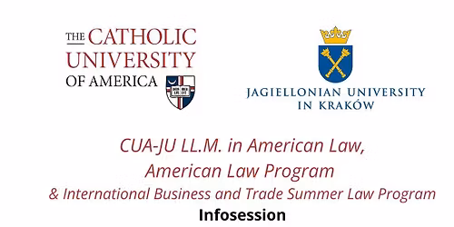 CUA-JU American Law Programs Infosession | IN-PERSON MEETING