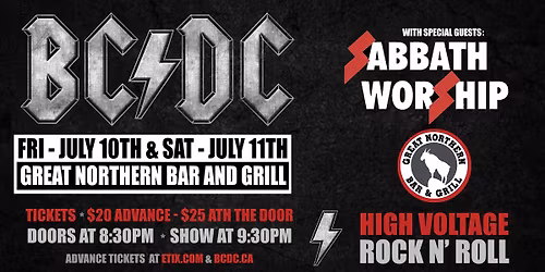 BC\/DC with Sabbath Worship - Night 2