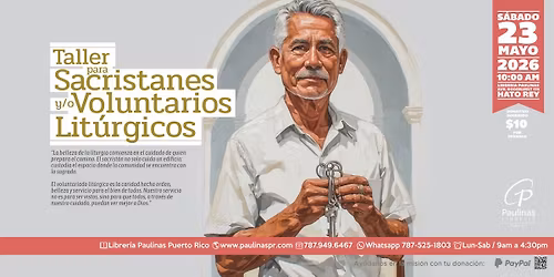 Taller para Sacristanes y\/o Voluntarios Lit\u00fargicos