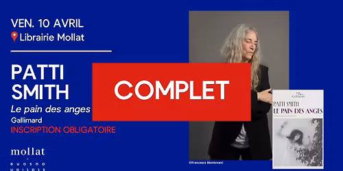 COMPLET - D\u00e9dicace de Patti Smith
