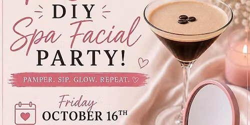 Pretty in PJ's DIY Spa Facial Party