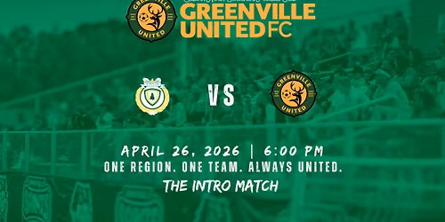 Greenville United vs Johnston County, 2026 Season Opener