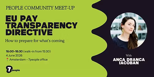 People Community Meet-Up - Be prepared for the Pay Transparency Directive