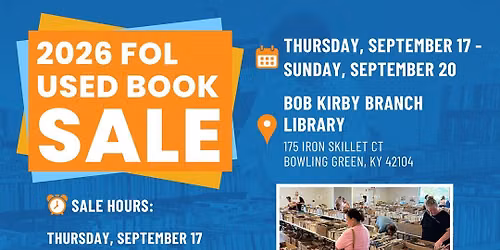 2026 Friends of the Library Used Book Sale