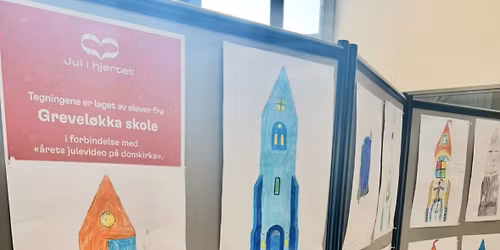 Utstilling av \u00e5rets barnetegninger 