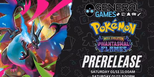 Pokemon TCG - Mega Evolution: Phantasmal Flames Prerelease!