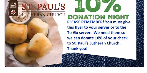Texas Roadhouse Fundraiser