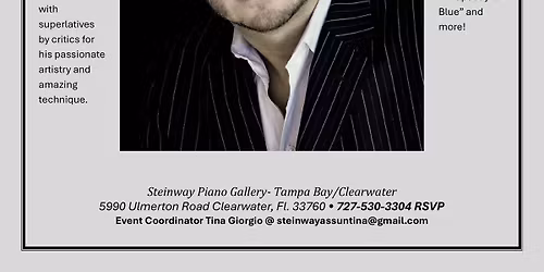 Chopin\/Liszt\/Gershwin 5pmEvening Masterclass Concert with Virtuoso Steinway Artist Thomas Pandolfi.