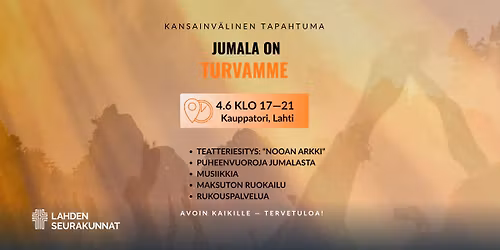Jumala on turvamme - kansainv\u00e4linen tapahtuma 
