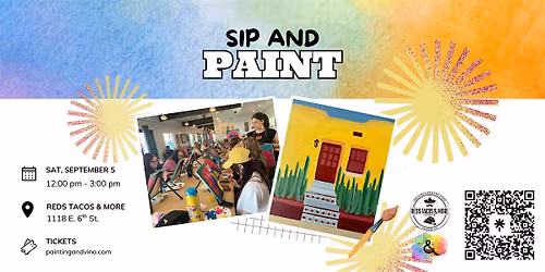 Adobe Cottage Sip and Paint Party