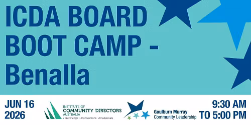 ICDA Board Boot Camp - Benalla