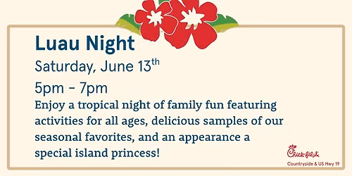 Luau Night at Chick-fil-A